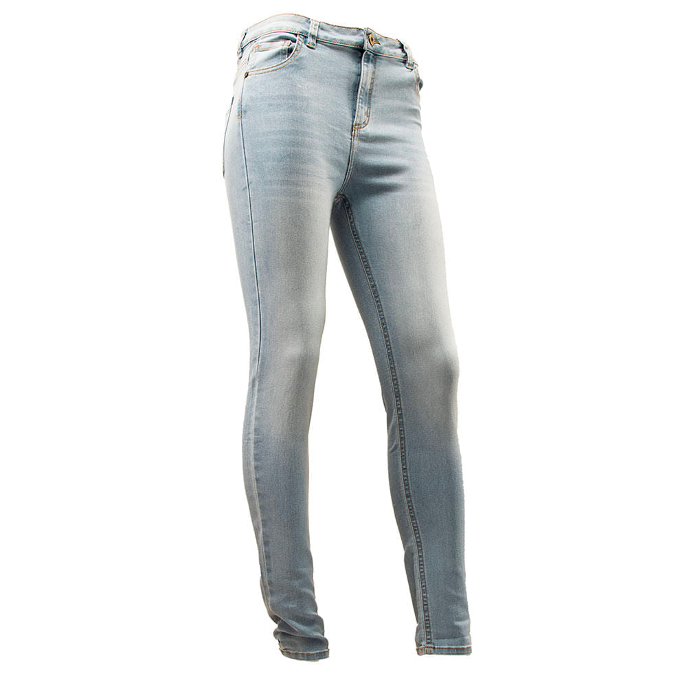 Jeans mujer Skinny Shadow celeste