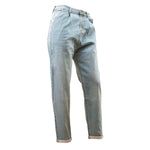 Jeans mujer Mom tiro alto celeste