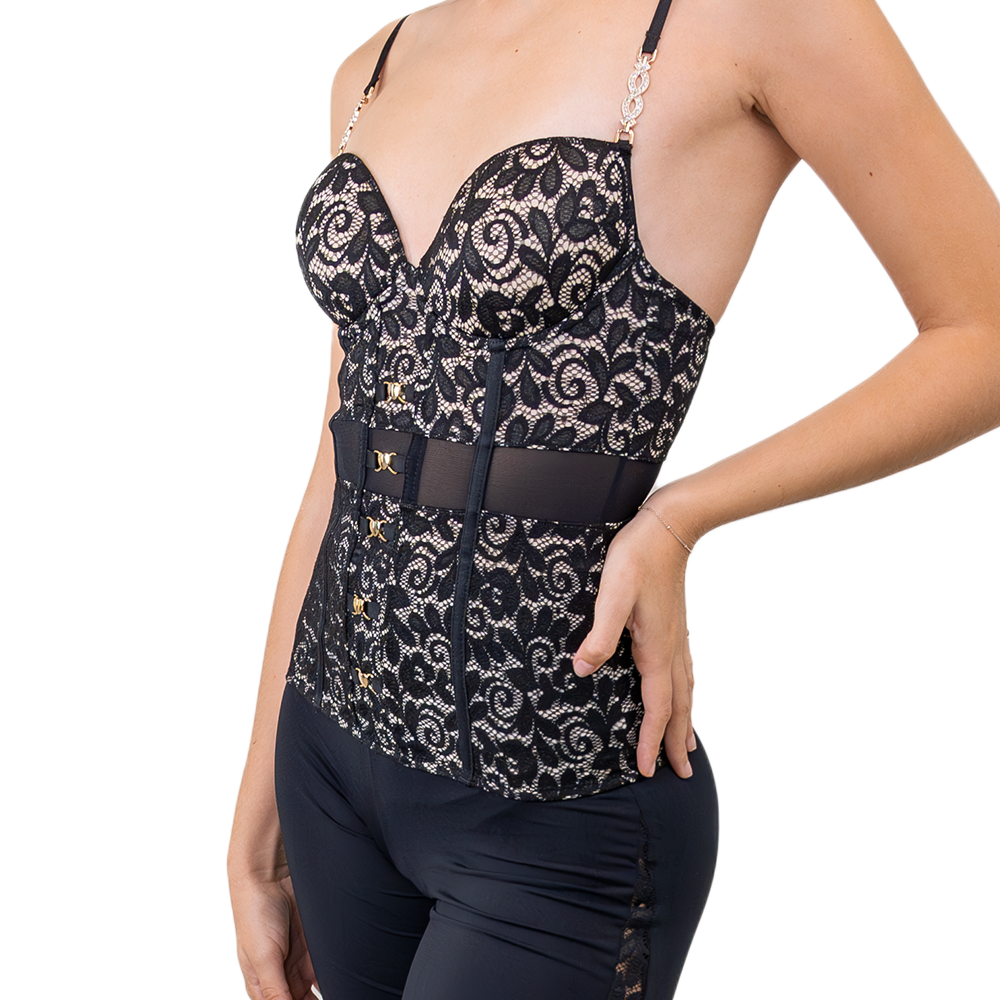Corset 9073 Besos Brujos Black
